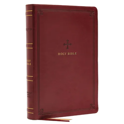 Nrsv, Catholic Bible, Standard Personal Size, Leathersoft, Red, Comfort Print: Holy Bible - Imitation Leather