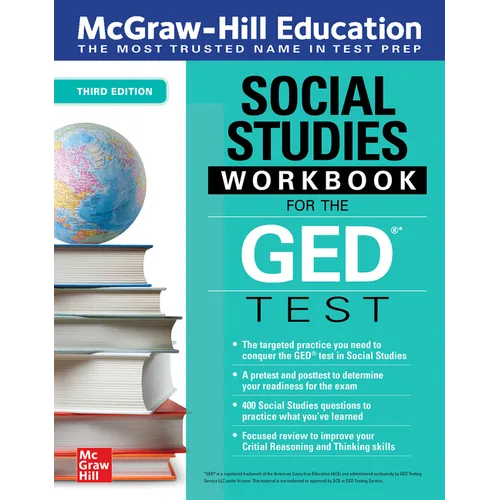 McGraw-Hill Education Social Studies Workbook for the GED Test, Third Edition - Paperback