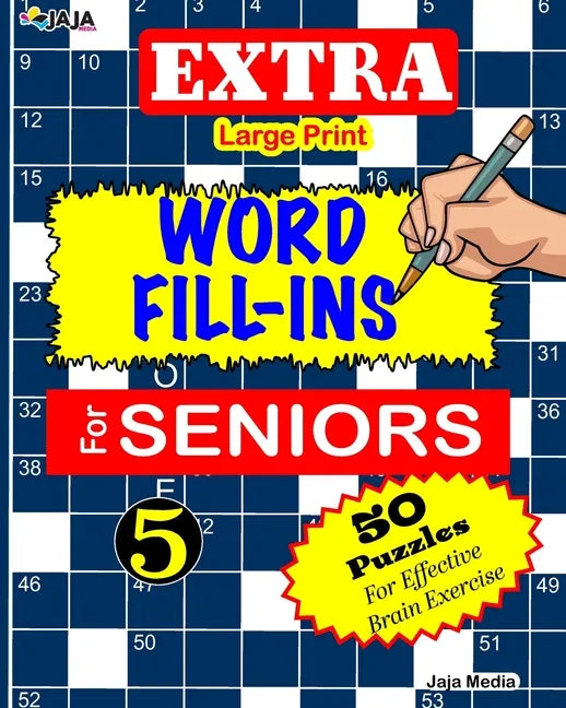 EXTRA Large Print WORD FILL-INS FOR SENIORS: Vol 5 - Paperback