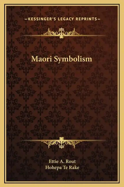 Maori Symbolism - Hardcover