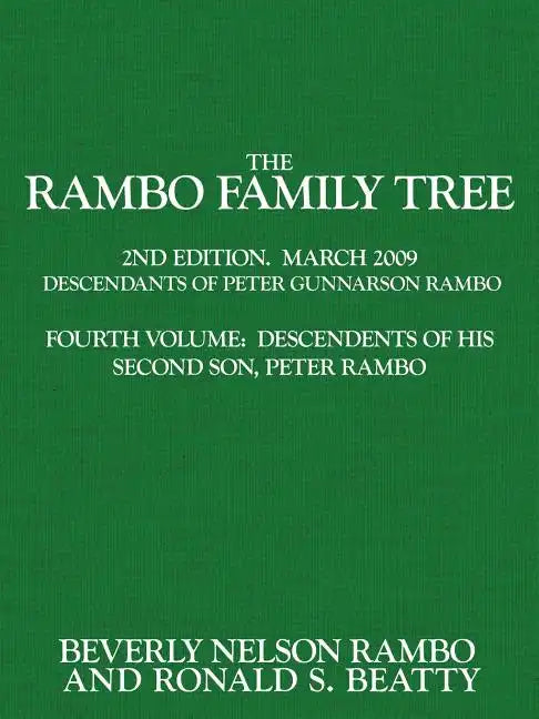 Rambo Family Tree, Volume 4 - Paperback
