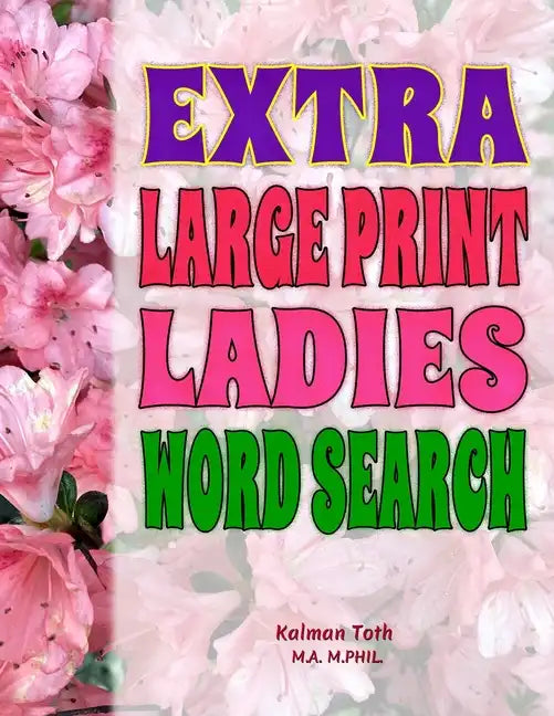 Extra Large Print Ladies Word Search - Paperback