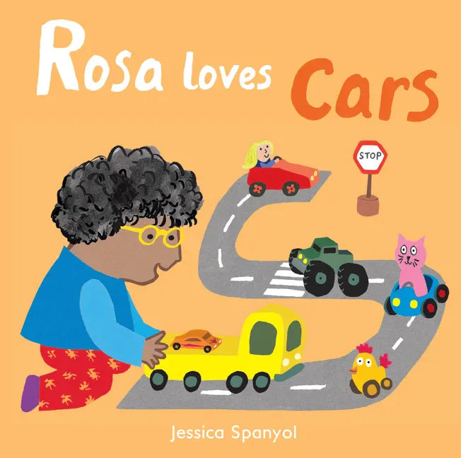 Rosa Loves Cars - Board Book