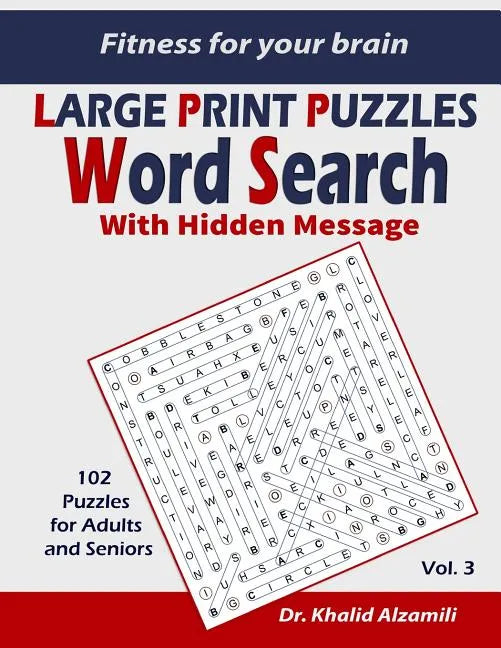 Fitness for your brain: Word Search With Hidden Message: Train your brain anywhere, anytime! - 102 Puzzles for Adults and Seniors - Paperback