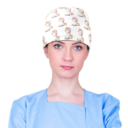 Baby Unicorn Medical Scrub Cap (Made in USA)