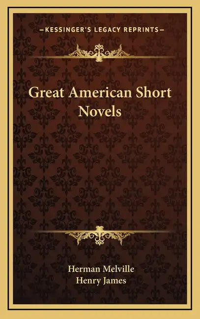 Great American Short Novels - Hardcover
