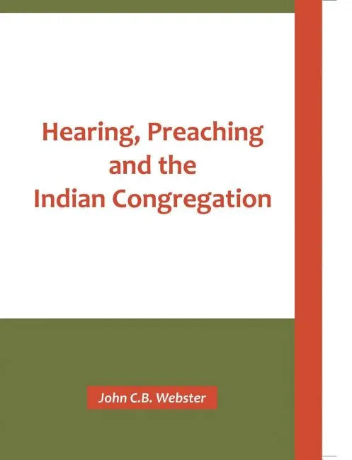 Hearing, Preaching and the Indian Congregation - Paperback