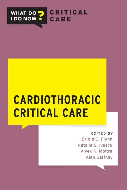 Cardiothoracic Critical Care - Paperback