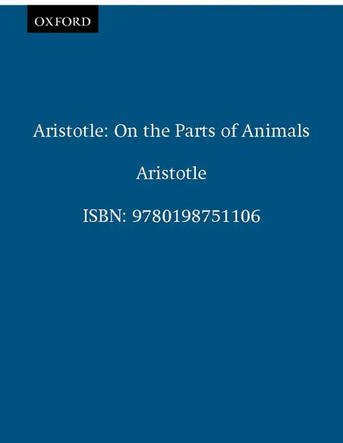 Aristotle: On the Parts of Animals I-IV - Paperback