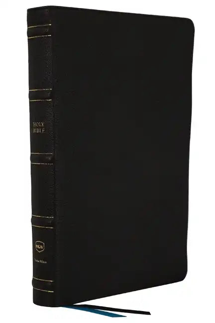 Nkjv, Large Print Thinline Reference Bible, Blue Letter, MacLaren Series, Genuine Leather, Black, Thumb Indexed, Comfort Print: Holy Bible, New King J - Leather