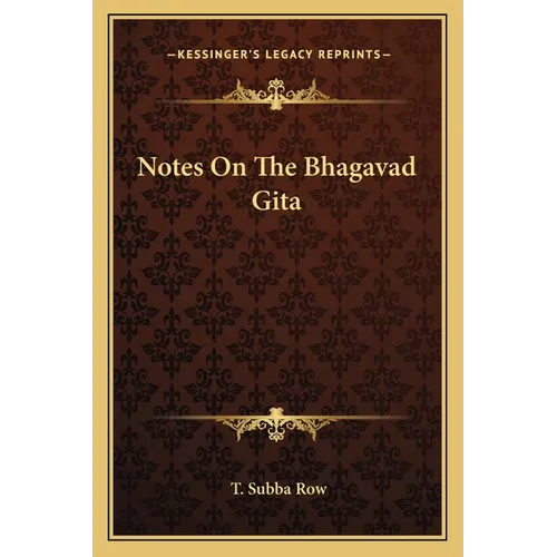 Notes on the Bhagavad Gita - Paperback