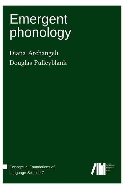 Emergent phonology - Hardcover