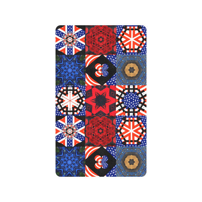 4th of July Pattern Doormat 30" x 18" (Made in USA)