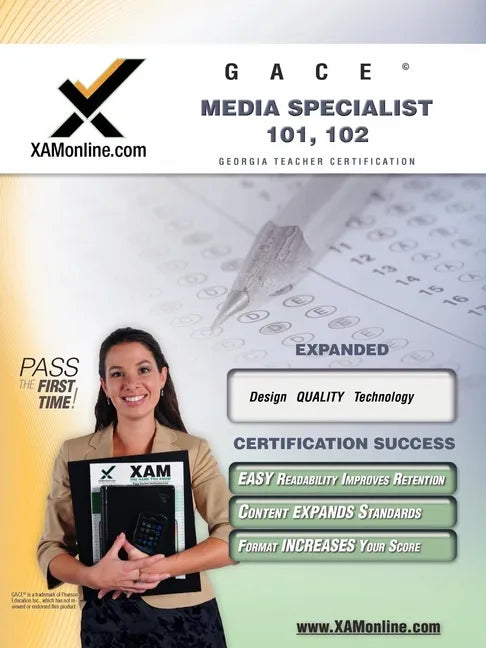 Gace Media Specialist 101, 102 Teacher Certification Test Prep Study Guide - Paperback
