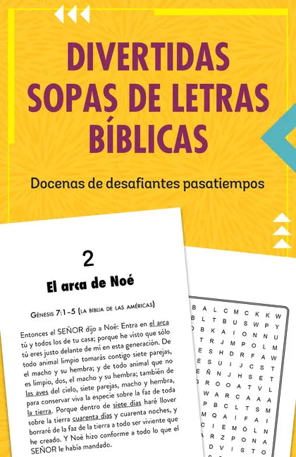 Divertidas Sopas de Letras Bíblicas: Docenas de Desafiantes Pasatiempos - Paperback
