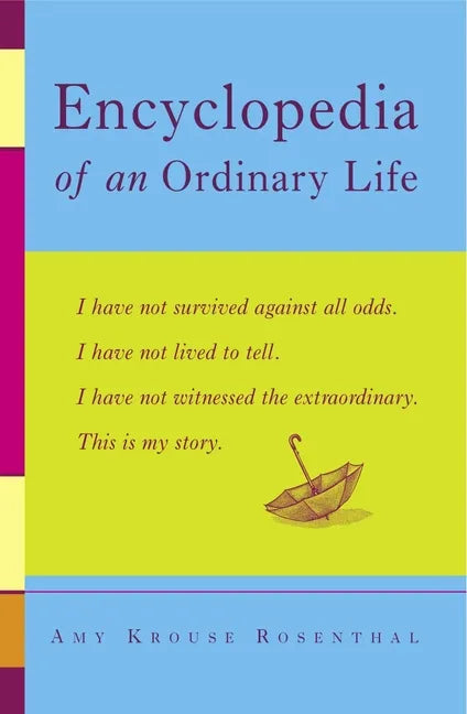 Encyclopedia of an Ordinary Life: A Memoir - Paperback