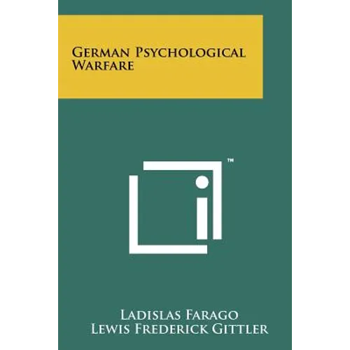 German Psychological Warfare - Paperback