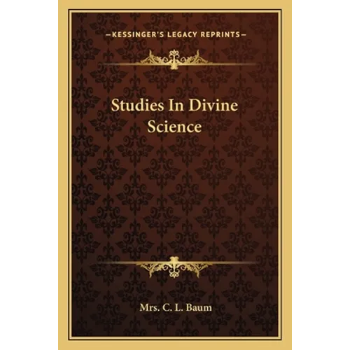 Studies In Divine Science - Paperback