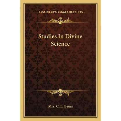 Studies In Divine Science - Paperback
