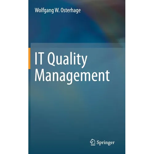 It Quality Management - Hardcover