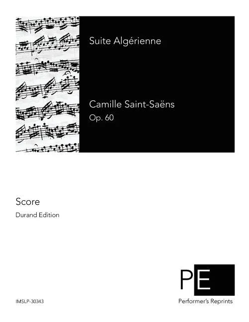 Suite Algérienne - Paperback