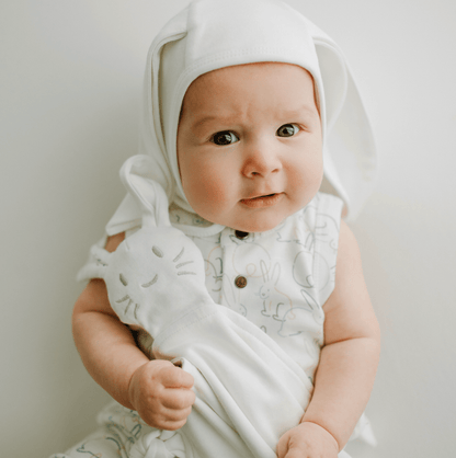 tank romper | bunnies