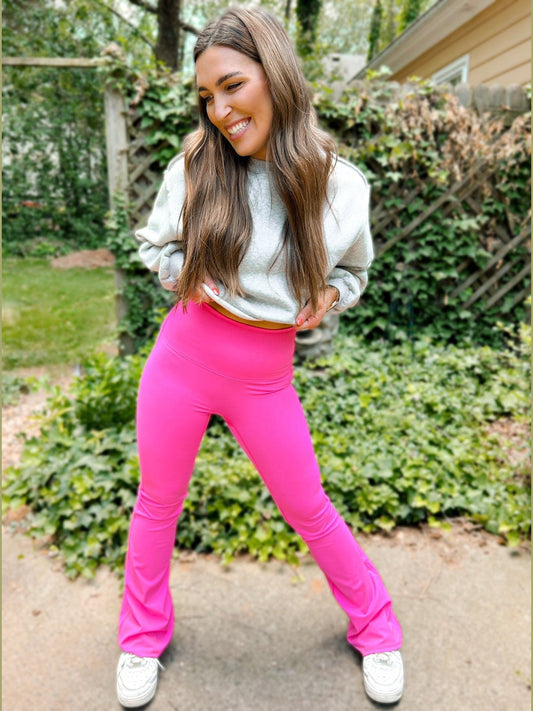 Fallon Flare Bottom Suck & Tuck Leggings