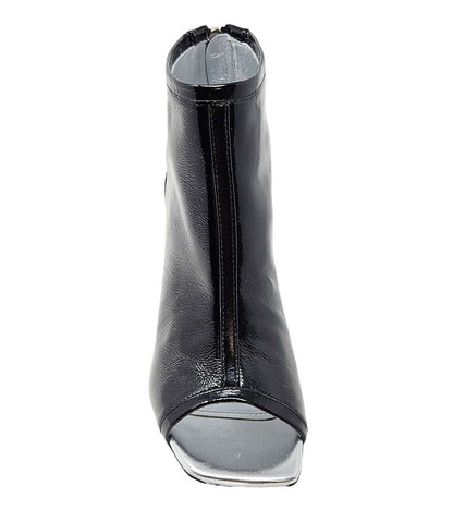 Fatima Black Silver Hi Heel Sandal