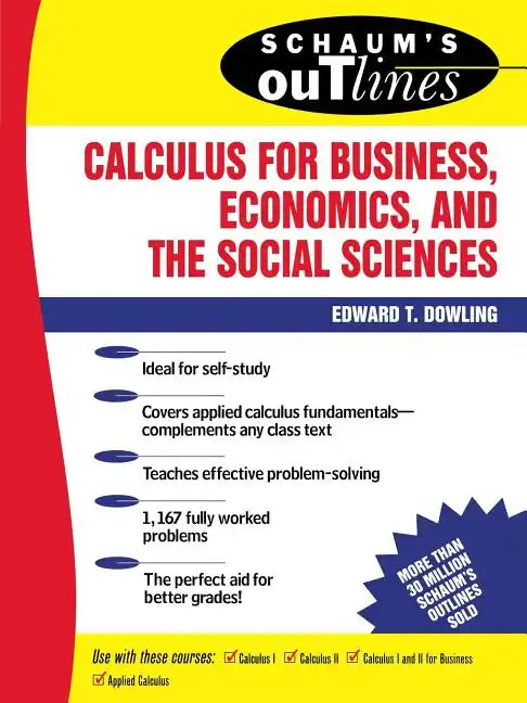 Schaum's Outline of Calculus for Business, Economics, and the Social Sciences - Paperback