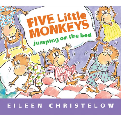 Five Little Monkeys Jumping on the Bed Padded - Board Book