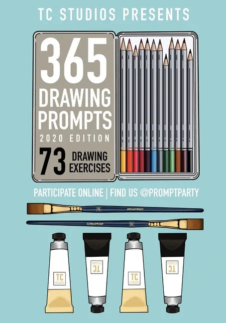 365 Drawing Prompts: 2020 Edition - Paperback