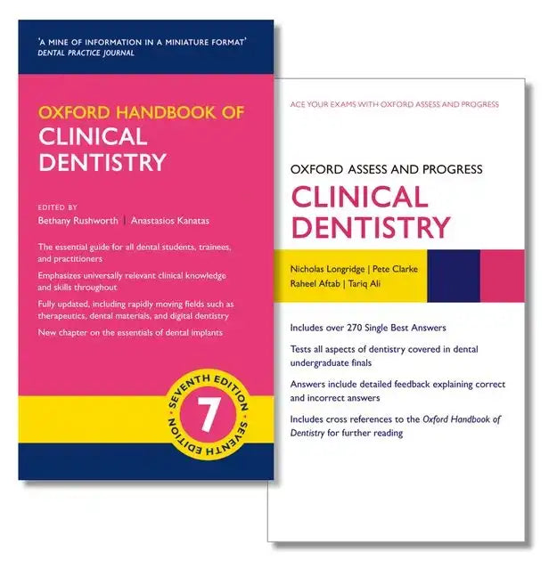 Oxford Handbook of Clinical Dentistry and Oxford Assess and Progress: Clinical Dentistry - Hardcover