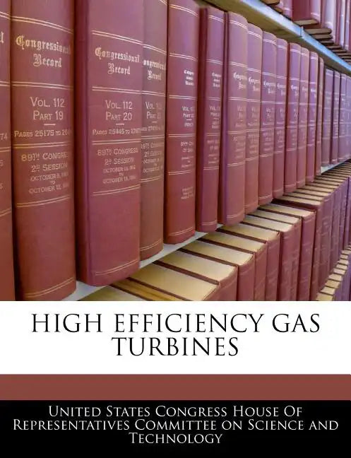 High Efficiency Gas Turbines - Paperback