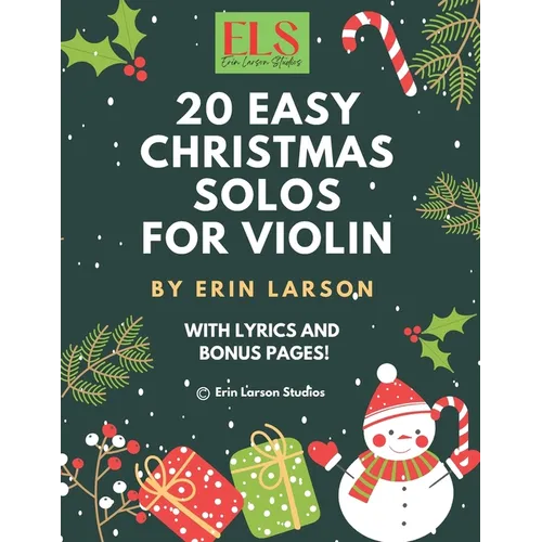 20 Easy Christmas Violin Solos for Violin - Paperback