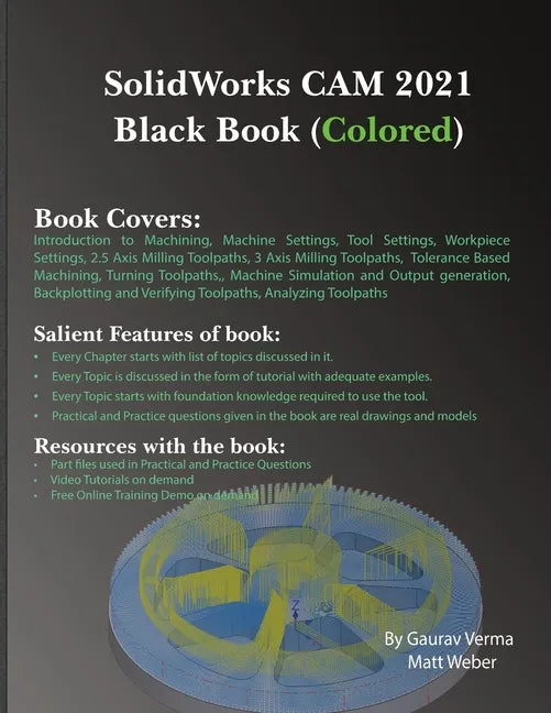 SolidWorks CAM 2021 Black Book (Colored) - Paperback