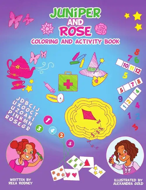 Juniper and Rose Coloring and Activity Book - Paperback