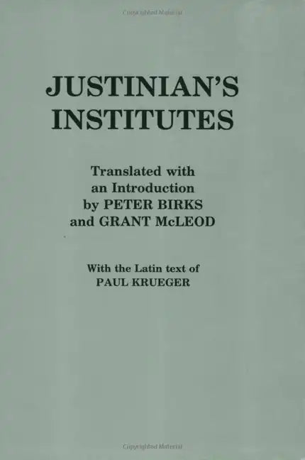 Justinian's "Institutes" - Paperback