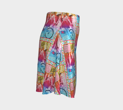 Know Your Worth Then Charge Taxes Flared Skirt
