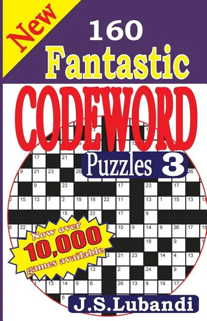 New 160 Fantastic Codeword Puzzles 3 - Paperback