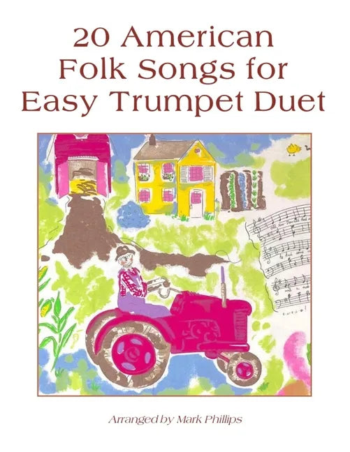 20 American Folk Songs for Easy Trumpet Duet - Paperback