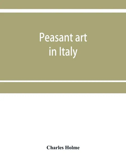 Peasant art in Italy - Paperback
