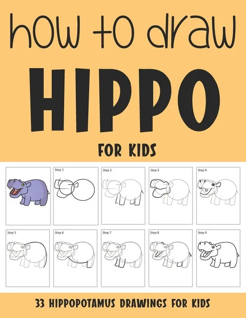How to Draw Hippo for Kids - Paperback