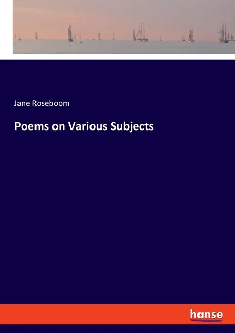 Poems on Various Subjects - Paperback