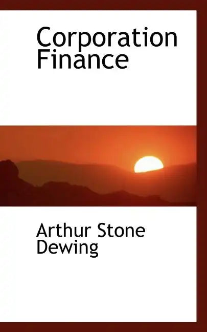 Corporation Finance - Paperback