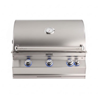 Fire Magic Aurora 30-Inch Multi-User Built-In Grill With Analog Thermometer & Rotisserie Kit [A540I-8EAN/P] (SAK14578)