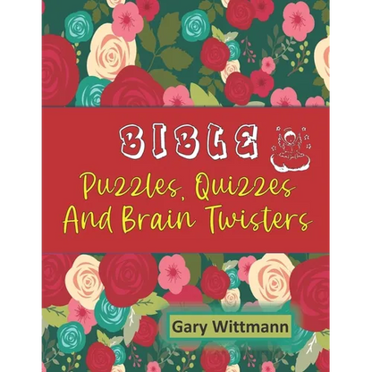 Bible Puzzles, Quizzes and Brain Twisters: Large Print--easy to read. - Paperback