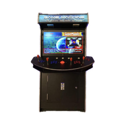 Full-Size Commercial-Grade 4-Player Upright Standup Arcade Machine With 4600 Classic Games (SAK47061)