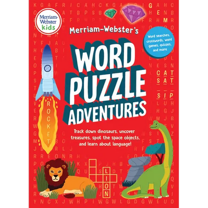 Merriam-Webster's Word Puzzle Adventures - Activity Book for Kids - Makes a Great Gift! Includes: Word Searches, Crosswords, Word Games, Quizzes & Mor - Paperback