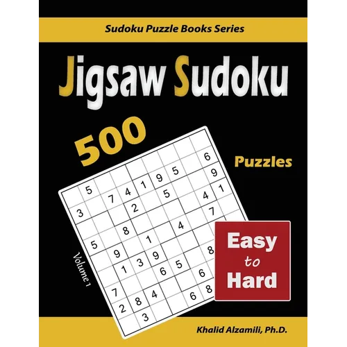 Jigsaw Sudoku: 500 Easy to Hard - Paperback