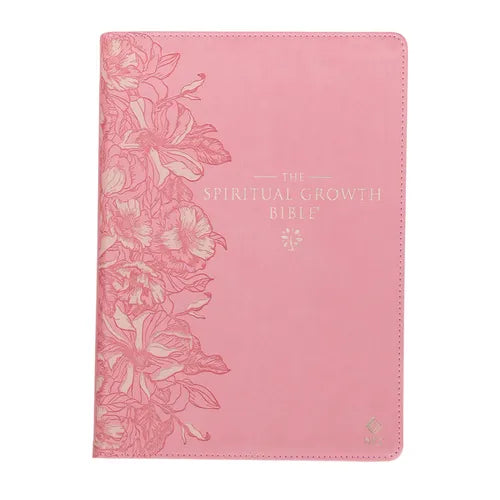 Nlt, the Spiritual Growth Bible (Faux Leather, Pink) - Imitation Leather